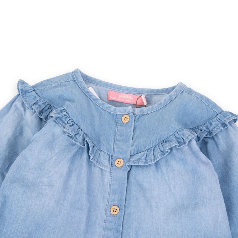 Blusa-Bebe-Niña-Denim-Pillin