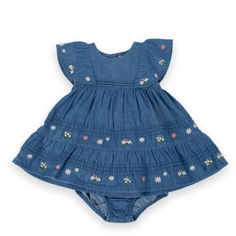 Vestido-Bebe-Niña-Denim-Pillin