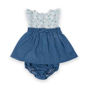 Vestido Bebé Niña Menta