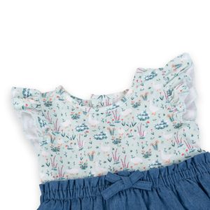 Vestido Bebé Niña Menta