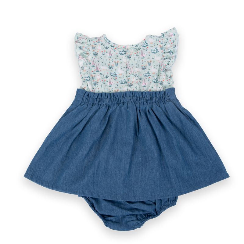 Vestido-Bebe-Niña-Menta-Pillin