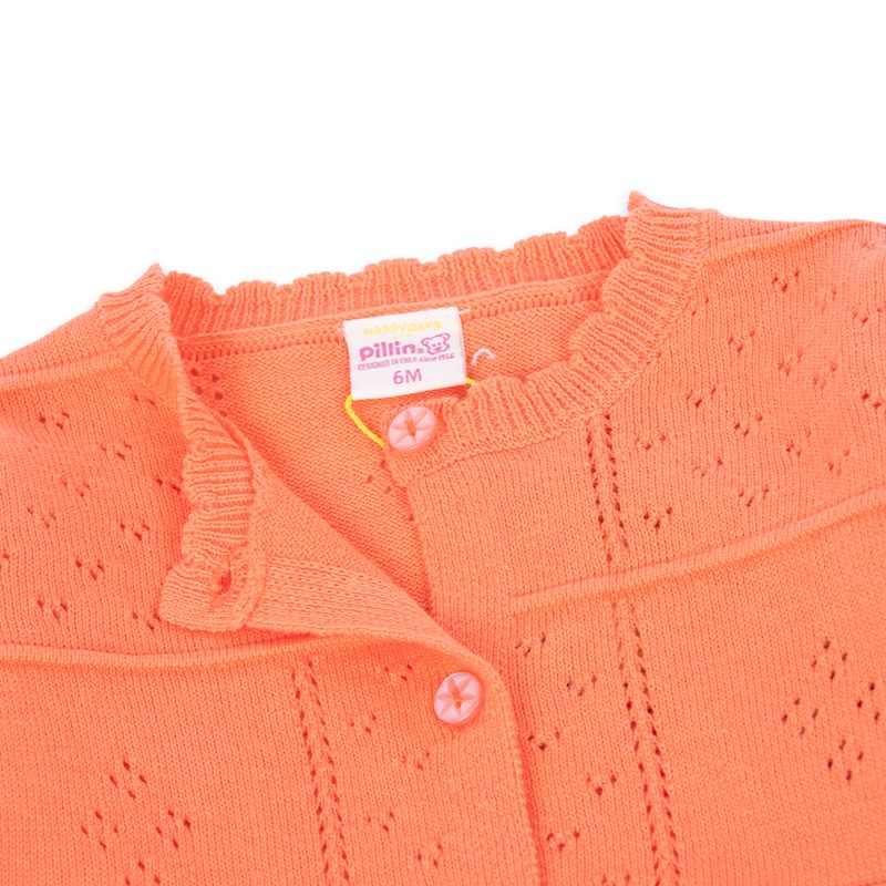 Chaleco-Bebe-Niña-Coral-Pillin