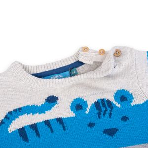 Chaleco Bebé Niño Celeste