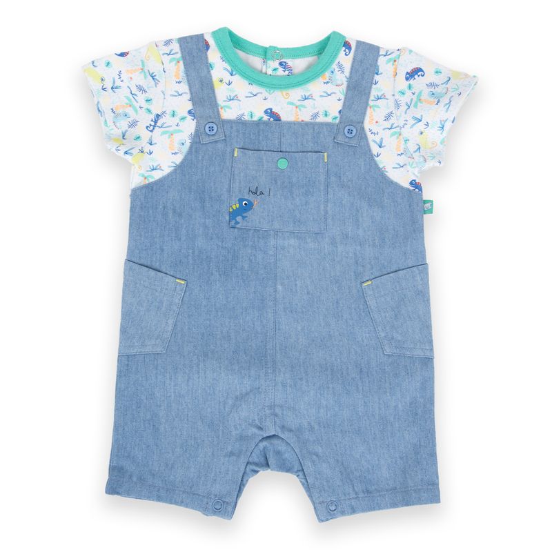 Mameluco-Bebe-Niño-Denim-Pillin