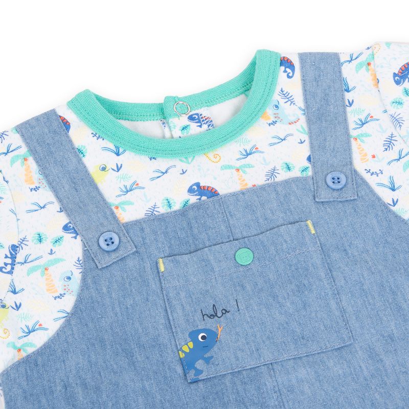 Mameluco-Bebe-Niño-Denim-Pillin