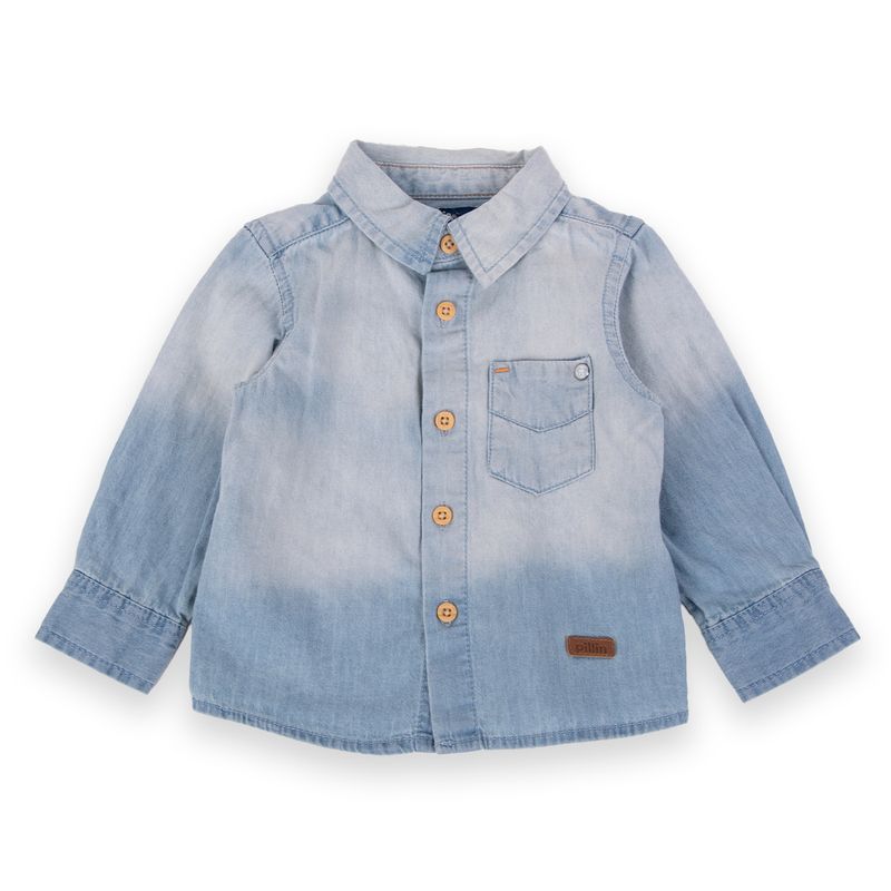 Camisa-Bebe-Niño-Denim-Pillin