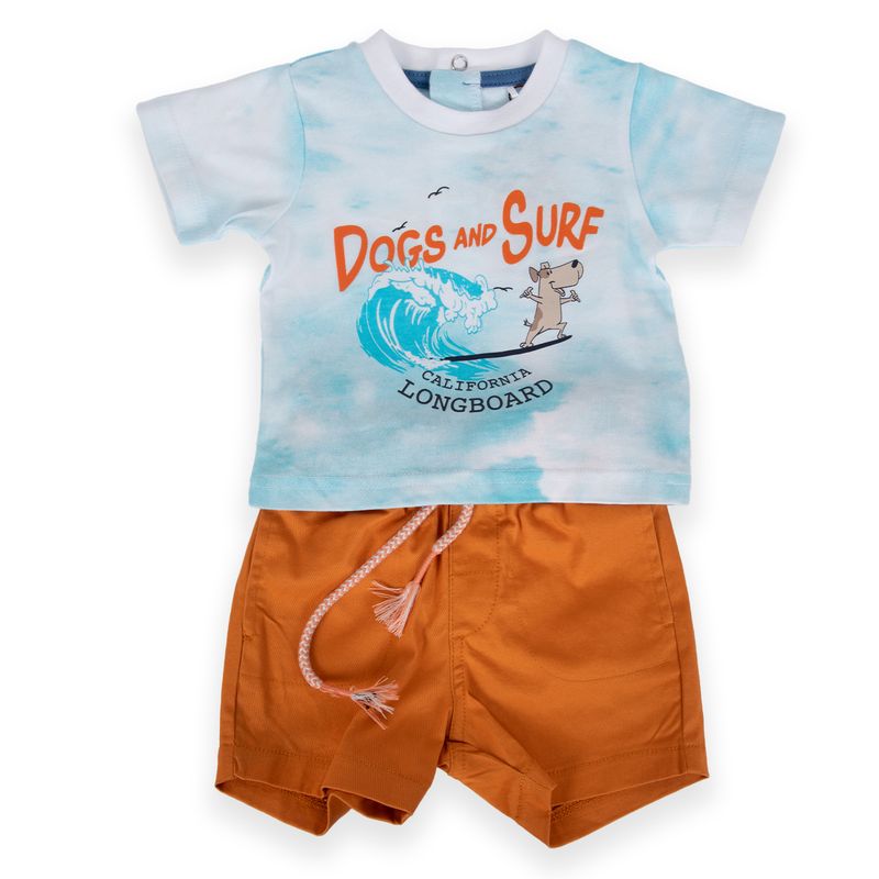Conjunto-Bebe-Niño-Naranja-Pillin