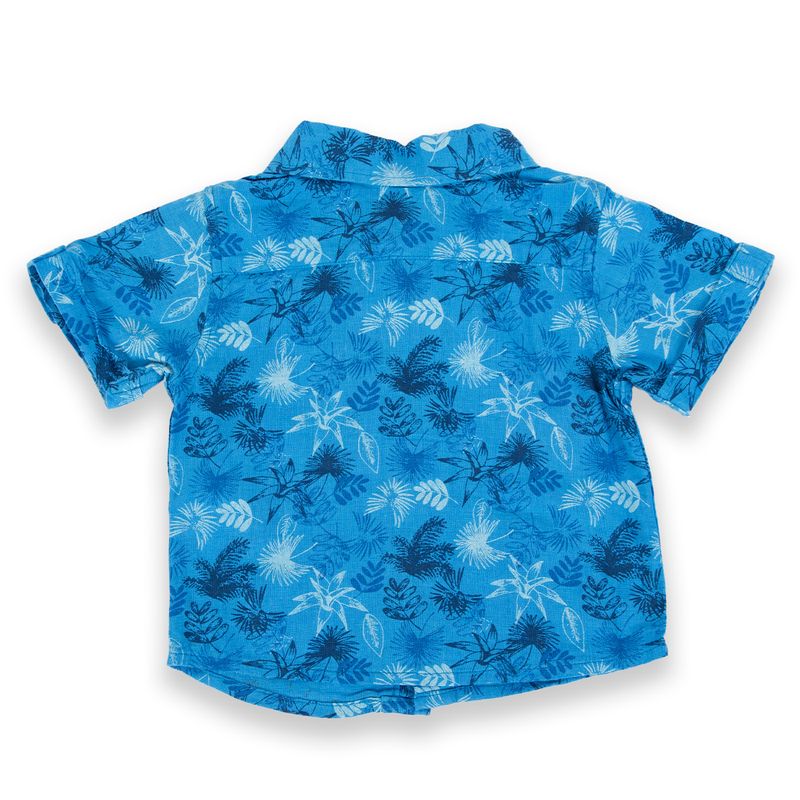 Camisa-Bebe-Niño-Azul-Pillin