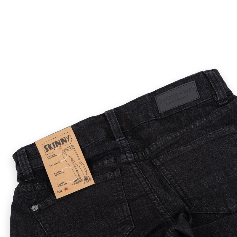 Jeans-Niña-Negro-Pillin