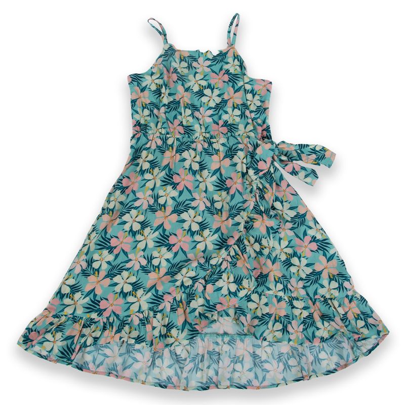 Vestido-Niña-Turquesa-Pillin
