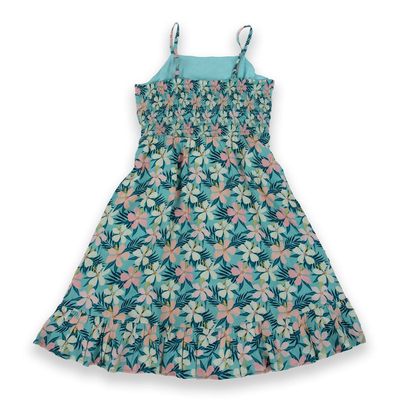 Vestido-Niña-Turquesa-Pillin