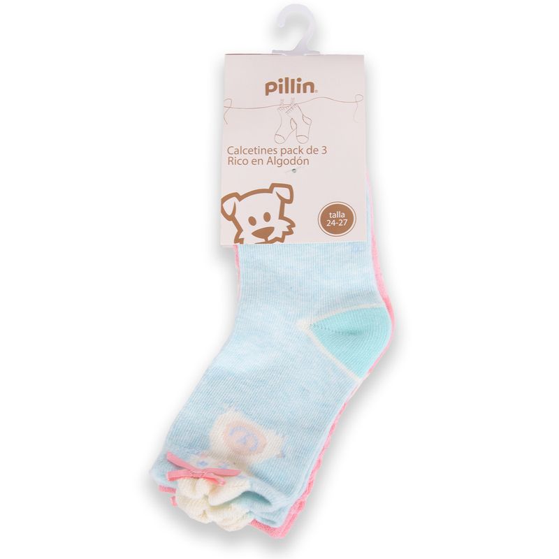 Calcetin-Bebe-Niña-Multicolor-Pillin