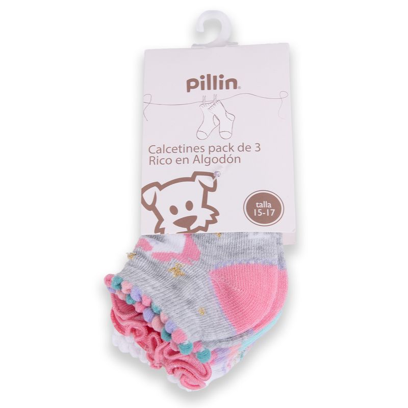 Calcetin-Niña-Multicolor-Pillin
