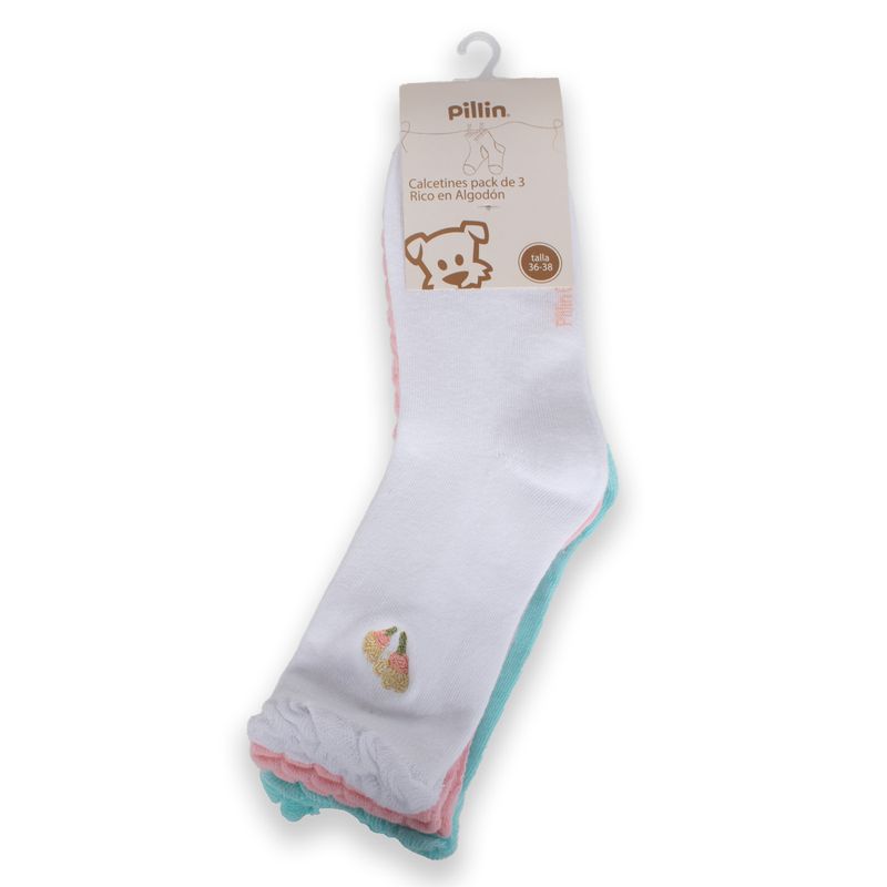 Calcetin-Niña-Multicolor-Pillin