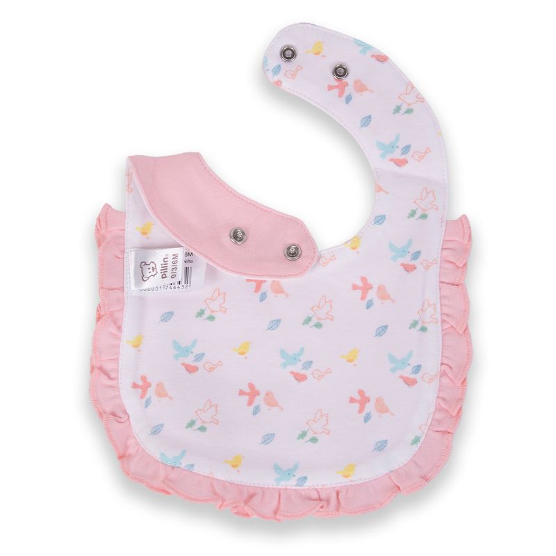 Babero-Bebe-Niña-Multicolor-Pillin