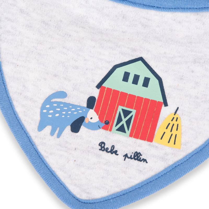 Babero-Bebe-Niño-Multicolor-Pillin