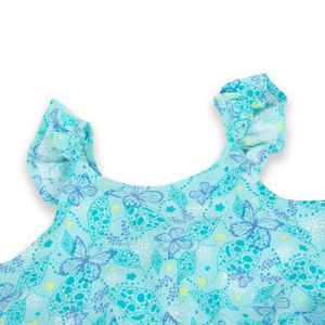 Vestido Niña Turquesa