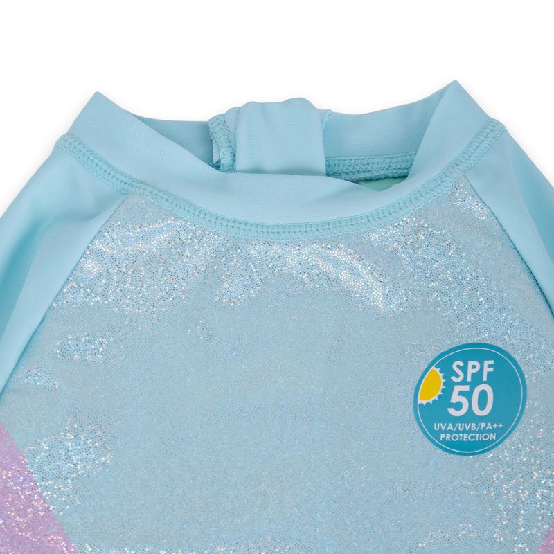 Traje-de-baño-Niña-Turquesa-Pillin
