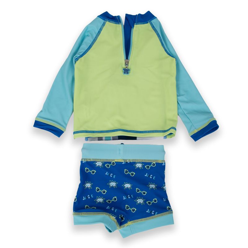 Traje-de-baño-Bebe-Niño-Azul-electrico-Pillin