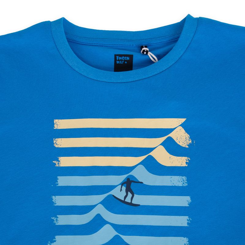 Polera-Niño-Azul-electrico-Pillin
