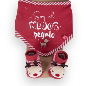 Set 3 Pzas Unisex Bebé Rojo