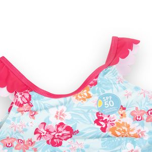 Traje de baño Niña Turquesa