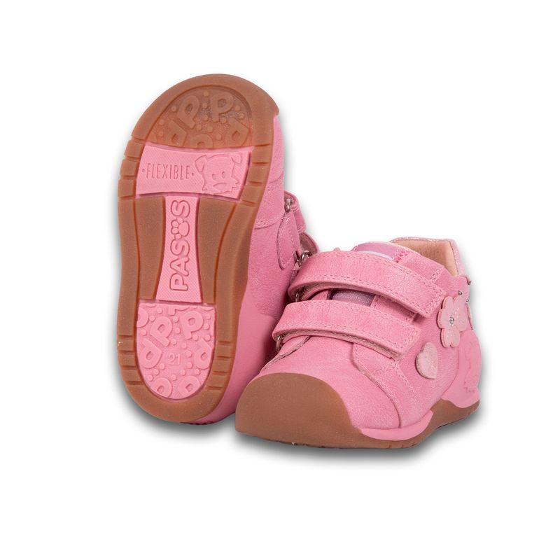 Zapato-Clasico-Bebe-Niña-Rosado-Oscuro-Pillin
