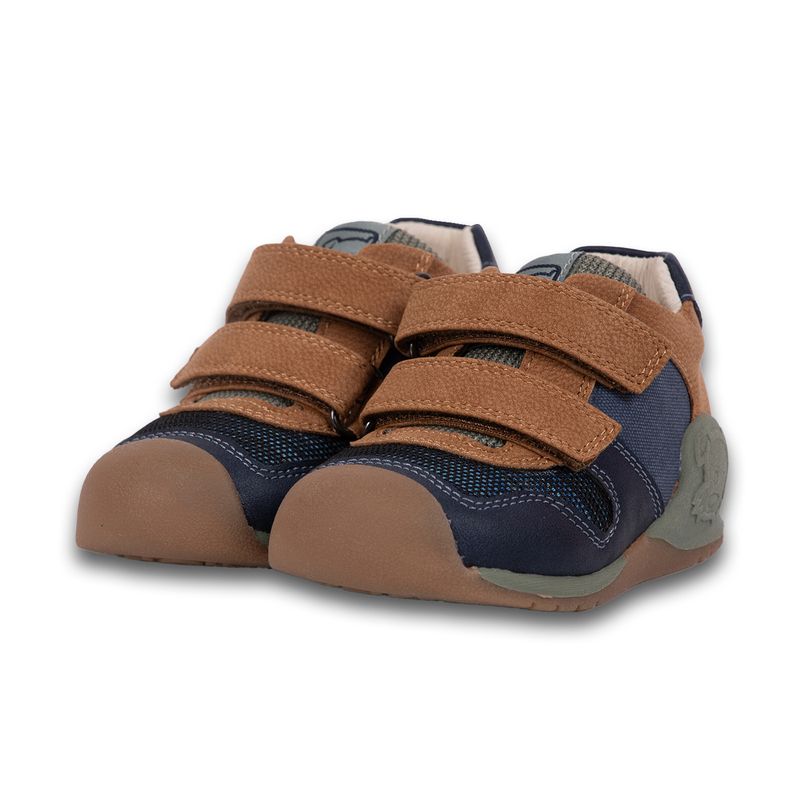 Zapato-Clasico-Bebe-Niño-Cafe-Pillin