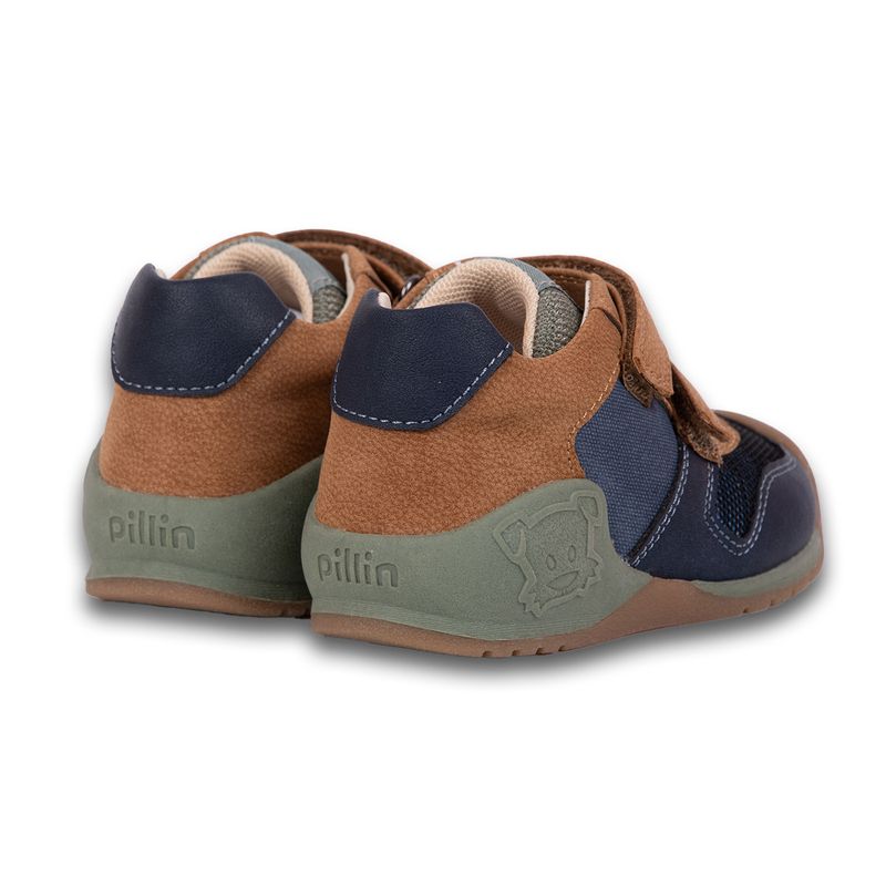 Zapato-Clasico-Bebe-Niño-Cafe-Pillin