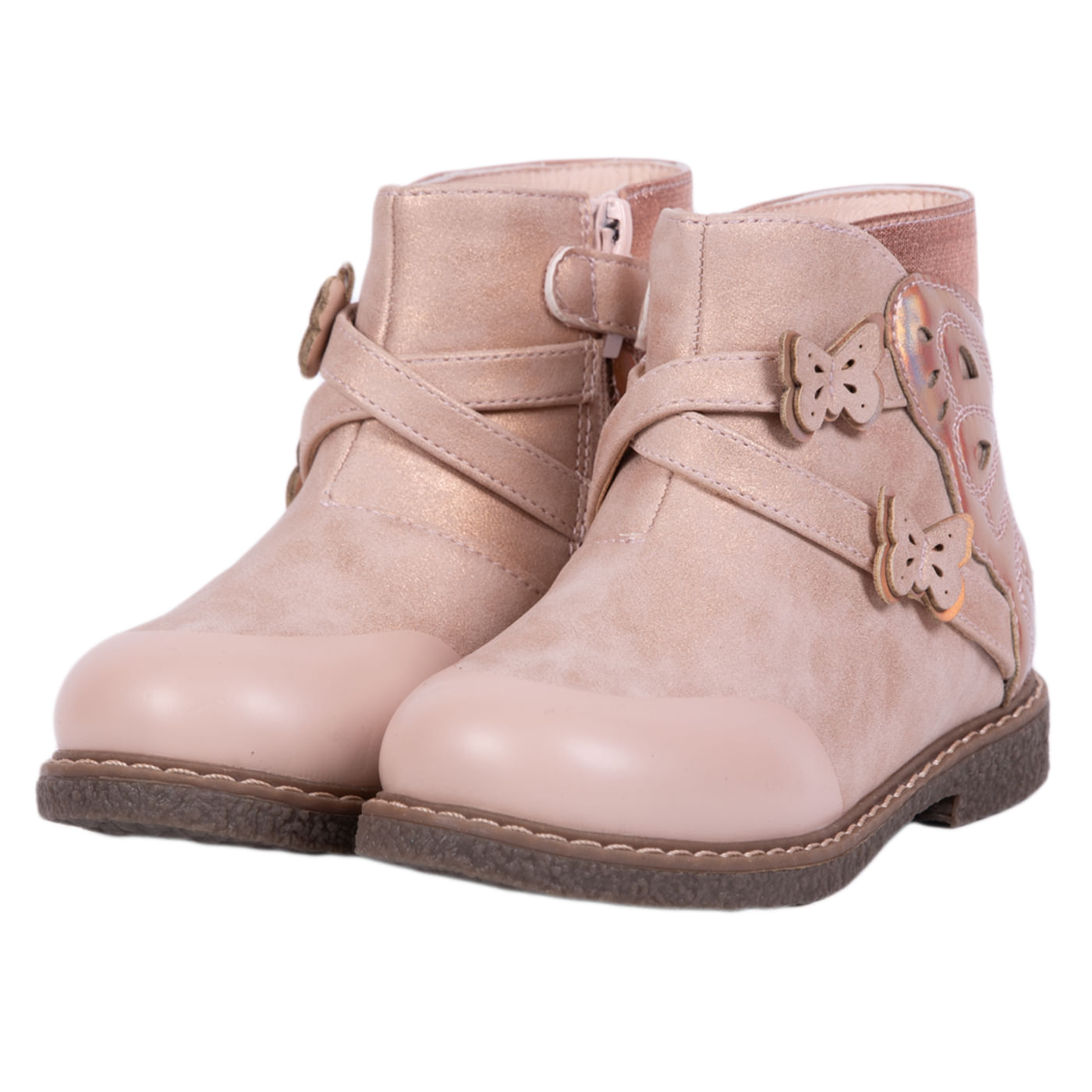 Botin Bebé Niña Damasco