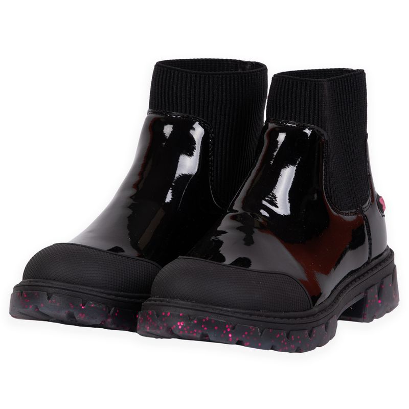 Botin-Niña-Negro-Pillin