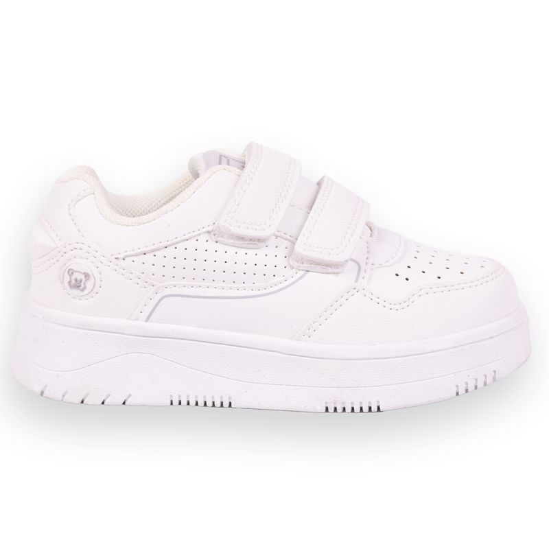 Zapatillas-Escolar-Unisex-Blanco-Pillin