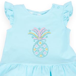 Conjunto Bebe Niña Turquesa