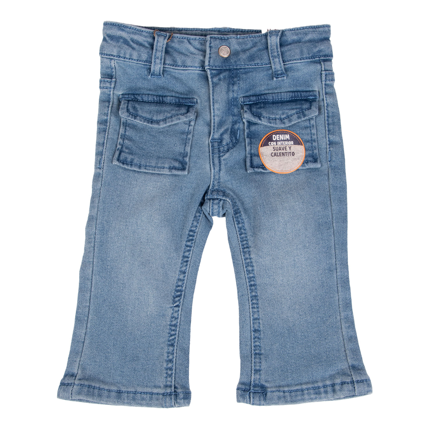 Jeans Bebe Niña Celeste
