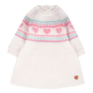 Vestido Bebe Niña Crudo