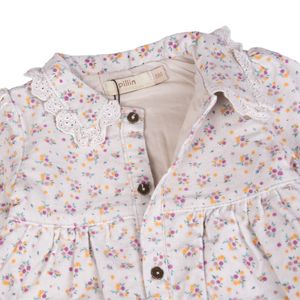 Vestido Bebe Niña Crudo