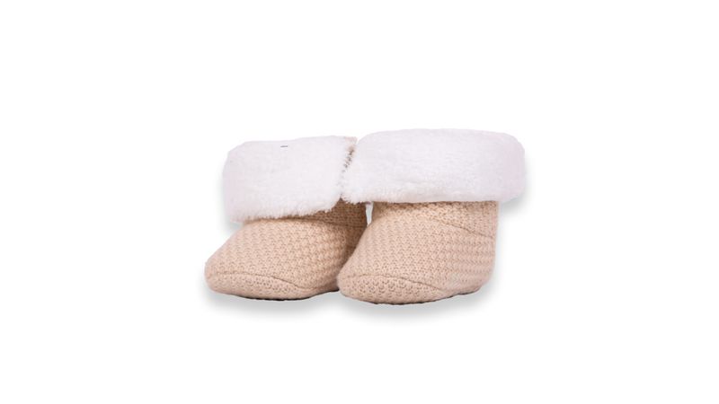 Pantufla Bebé Unisex Beige Pillin Tienda Online Pillin