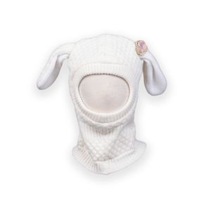 Gorro Bebe Niña Crudo