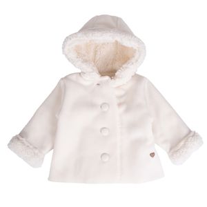 Chaqueta Bebé Niña Crudo