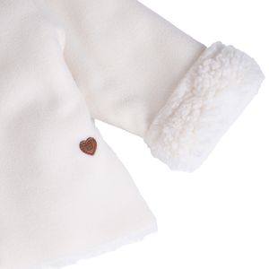 Chaqueta Bebé Niña Crudo