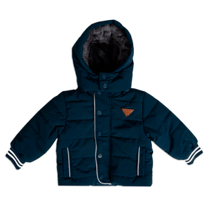 Parka Bebé Niño Azul Marino