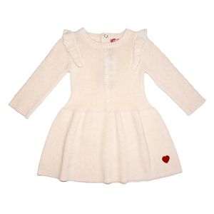 Vestido Bebé Niña Crudo