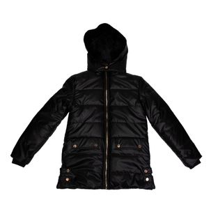 Parka Niña Negro
