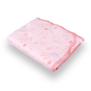 Manta Recién Nacido Niña Rosado