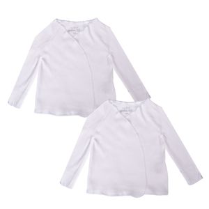 Chambrita Bebé Pack 2 pcs Blanco
