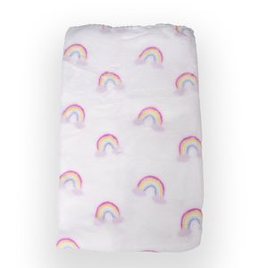 Peluche con manta Unicornio Blanco
