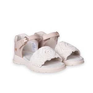Sandalias Niña Beige