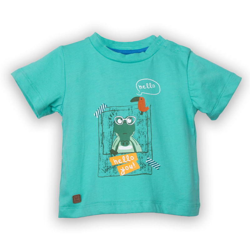 Polera Bebe Niño Verde