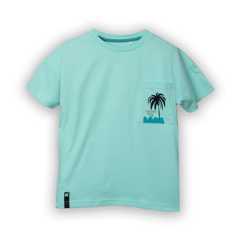 Polera Niño Aqua