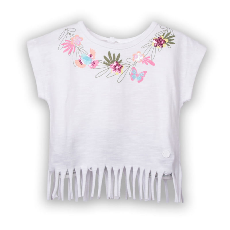 Polera Bebé Niña Blanco